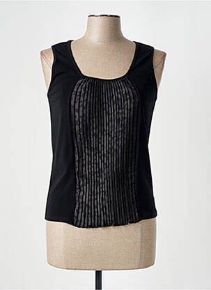 Top stretch sans manche noir MERI & ESCA femme