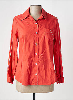 Chemisier coupe cintrée manches longues orange MERI & ESCA femme