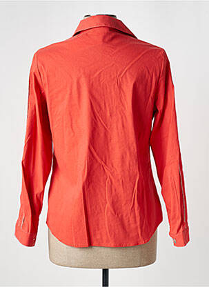 Chemisier coupe cintrée manches longues orange MERI & ESCA femme