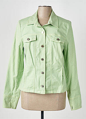 Veste casual poches vert GUY DUBOUIS femme