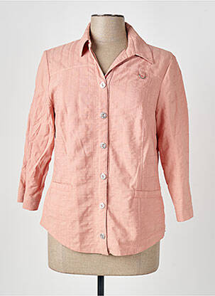 Veste casual poches rose GUY DUBOUIS femme