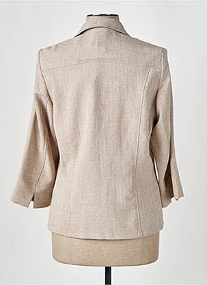 Veste casual coupe droite marron GUY DUBOUIS femme