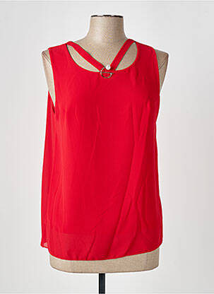 Top rouge COULEURS DU TEMPS pour femme