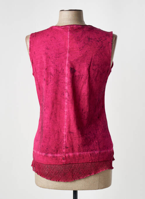 Top tissage jersey sans manche rose MERI & ESCA femme