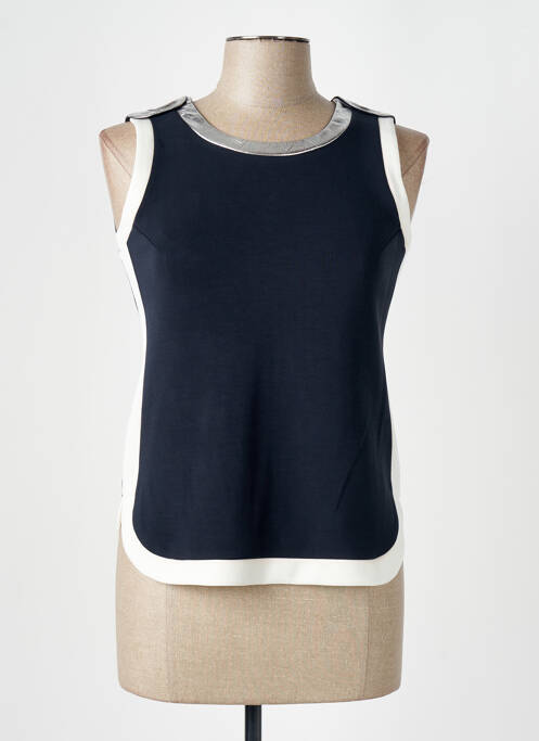 Débardeur stretch sans manche noir MERI & ESCA femme