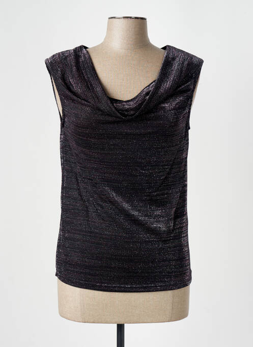 Top stretch sans manche noir MERI & ESCA femme