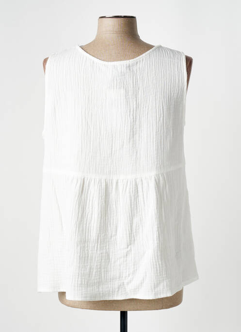 Top sans manche sans manche beige GUY DUBOUIS femme