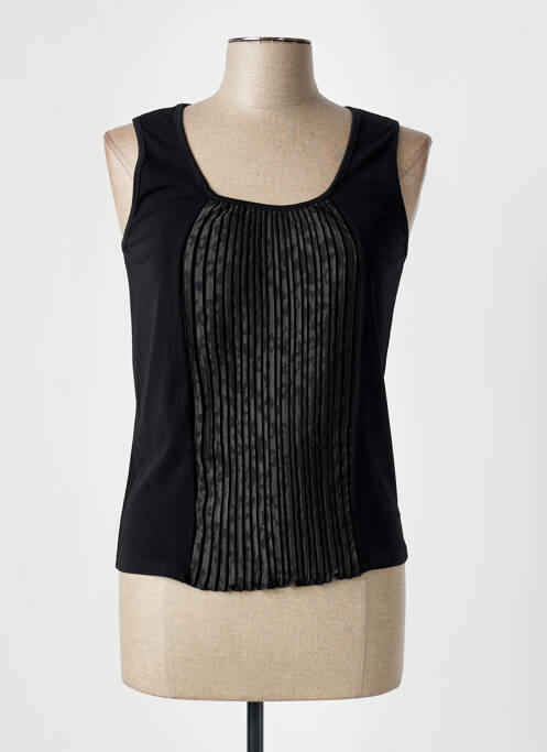 Top stretch sans manche noir MERI & ESCA femme