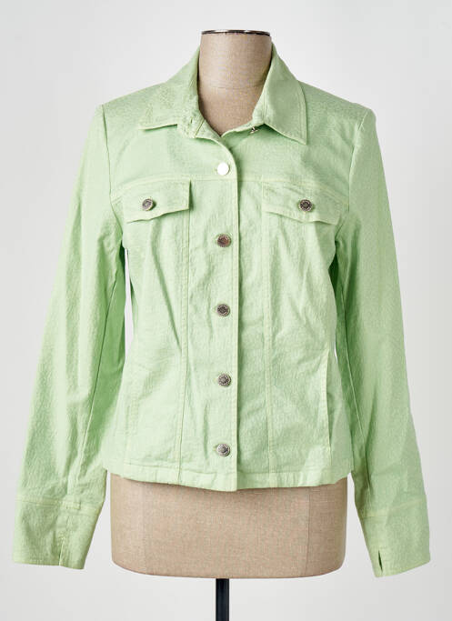 Veste casual poches vert GUY DUBOUIS femme