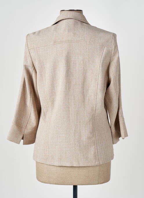 Veste casual coupe droite marron GUY DUBOUIS femme
