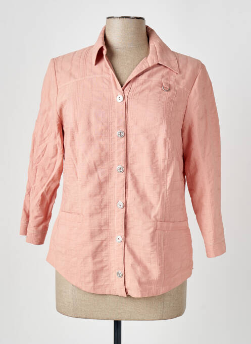 Veste casual rose GUY DUBOUIS pour femme