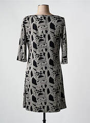 Robe mi-longue noir VEGAS pour femme seconde vue