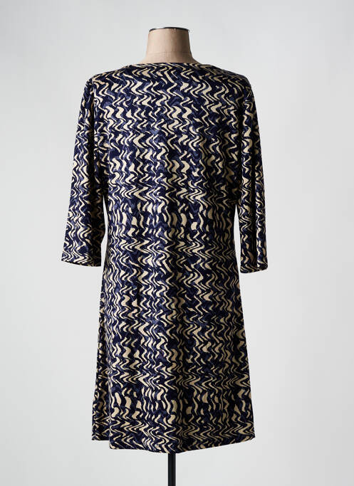 Robe mi-longue bleu KACY pour femme