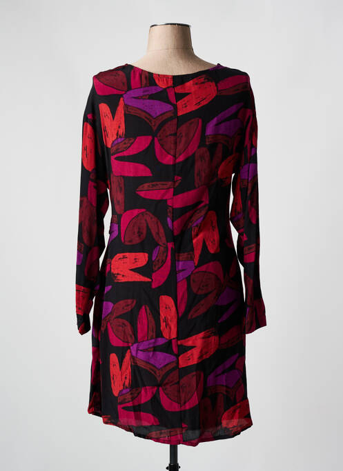 Robe mi-longue noir ANGE pour femme