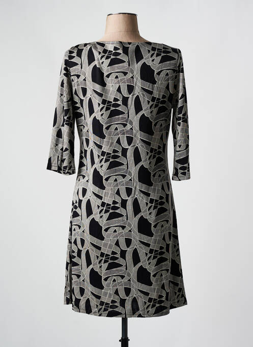 Robe mi-longue noir VEGAS pour femme