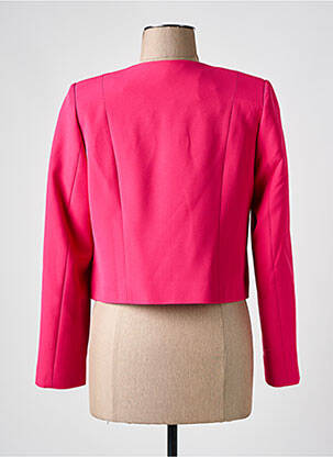 Veste casual col rond rose MODISSIMO femme
