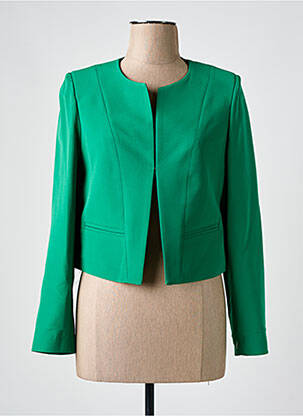 Veste casual col rond vert MODISSIMO femme