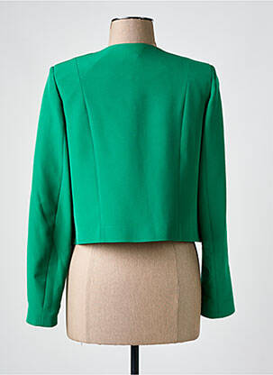 Veste casual col rond vert MODISSIMO femme