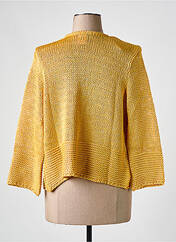 Gilet manches longues jaune TEL'TELLE pour femme seconde vue