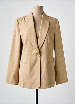 Blazer manches longues beige PERSONA femme