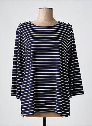 T-shirt manches longues manches longues bleu KAKIE femme