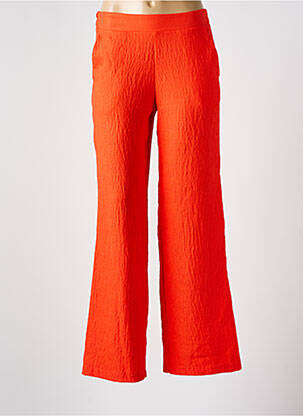 Pantalon flare taille élastique taille normale orange SCARLET ROOS femme