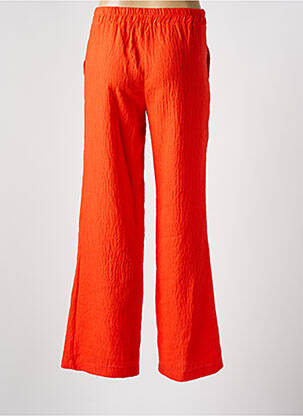 Pantalon flare taille élastique taille normale orange SCARLET ROOS femme