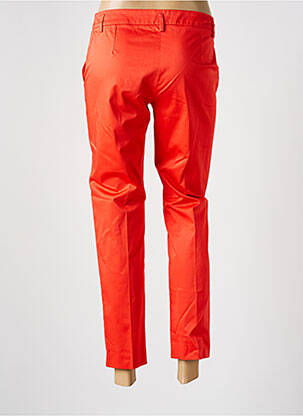 Pantalon chino tissage popeline taille normale rouge MARELLA femme
