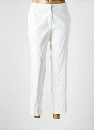 Pantalon slim tissage popeline taille normale blanc GERARD DAREL femme