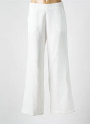Pantalon flare blanc SCARLET ROOS pour femme seconde vue