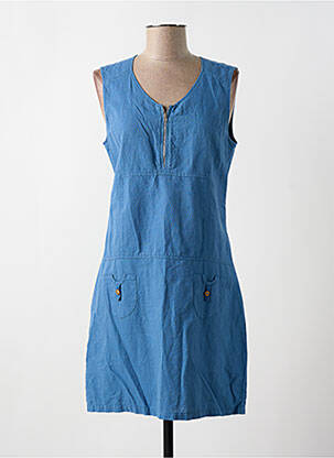 Robe courte sans manche sans manche bleu MERI & ESCA femme