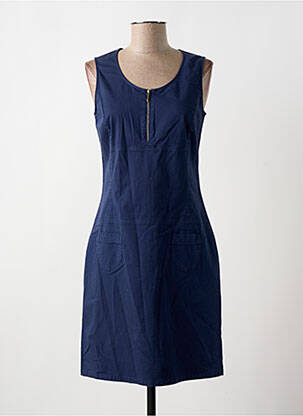 Robe mi-longue sans manche sans manche bleu MERI & ESCA femme