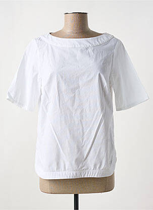 Blouse manches courtes manches courtes blanc MERI & ESCA femme