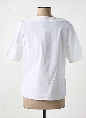 Blouse manches courtes manches courtes blanc MERI & ESCA femme