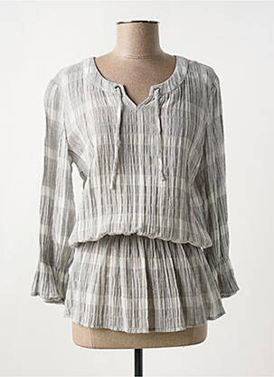 Blouse manches longues manches longues gris MERI & ESCA femme