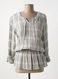 Blouse manches longues manches longues gris MERI & ESCA femme