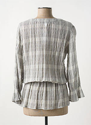 Blouse manches longues manches longues gris MERI & ESCA femme