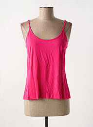 Top tissage jersey fines bretelles rose MERI & ESCA femme