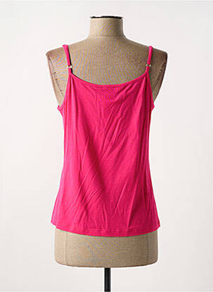 Top tissage jersey fines bretelles rose MERI & ESCA femme
