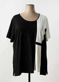 T-shirt stretch manches courtes noir GREGORY PAT femme