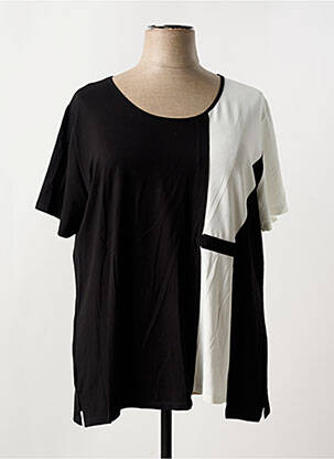 T-shirt stretch manches courtes noir GREGORY PAT femme