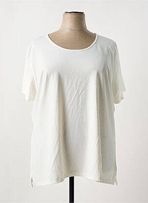T-shirt coupe droite manches courtes beige GUY DUBOUIS femme