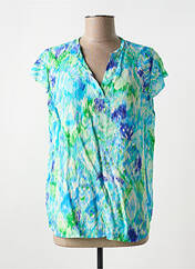 Blouse bleu COULEURS DU TEMPS pour femme seconde vue