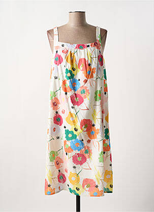 Robe mi-longue beige GUY DUBOUIS pour femme