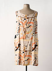 Robe mi-longue orange GUY DUBOUIS pour femme seconde vue