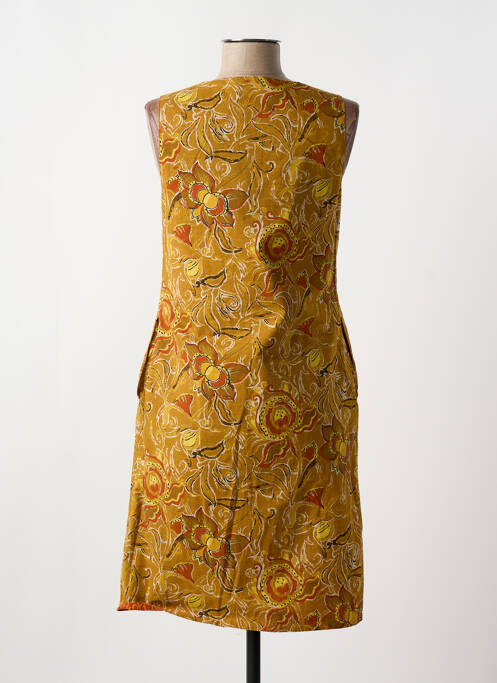 Robe courte orange GUY DUBOUIS pour femme