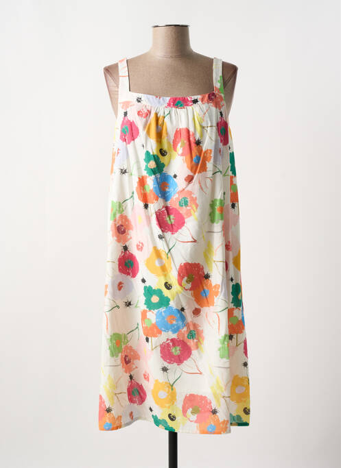 Robe mi-longue beige GUY DUBOUIS femme