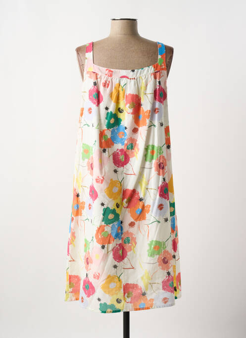 Robe mi-longue beige GUY DUBOUIS femme