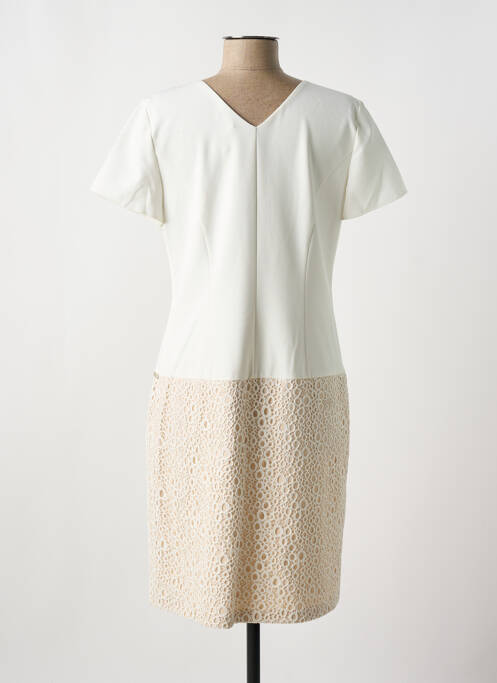Robe mi-longue beige MERI & ESCA pour femme