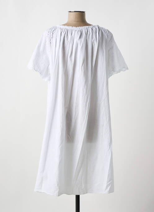 Robe mi-longue blanc MERI & ESCA pour femme